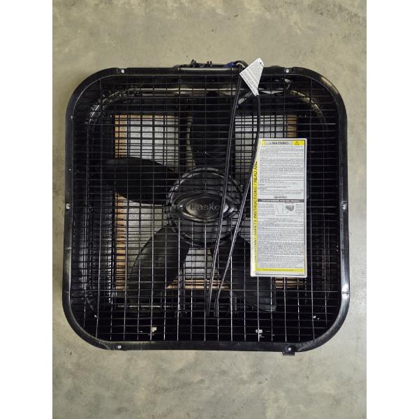 New In Box Black 20'' Lasko Box Fan With Filter - No Shipping Available