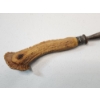 Image 2 : Vintage Antler Handle Knife Sharpener with Sterling Accents 