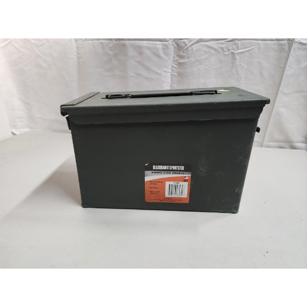 Metal Military-Style .50 Cal Ammo Can