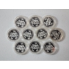 Image 6 : 10 Assorted BATMAN DC Comics Colorized Collectible Coins in Capsules