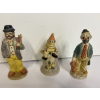 Image 3 : Assorted Clown Figurines - 5 Total