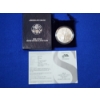 Image 1 : 2006-W Uncirculated Silver American Eagle $1 - 1 Troy oz .999 Fine Silver w/ Box & CoA