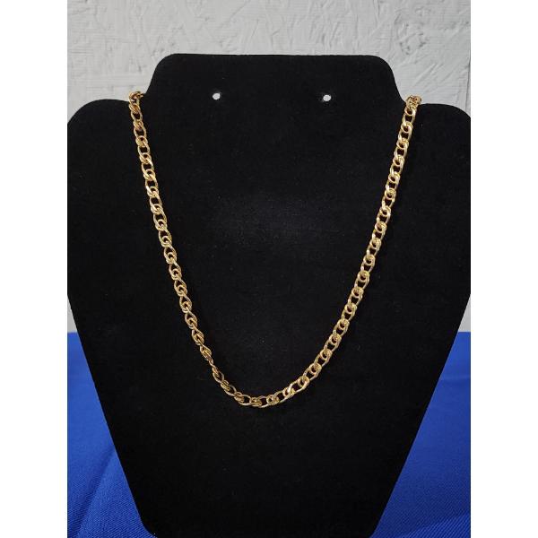 Stunning 14K Yellow Gold 20" Chain Link Necklace - Total Weight: 29.0g