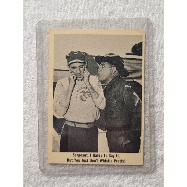 1965 Fleer Gomer Pyle USMC #4 You Just Don't Whistle Petty! Trading Card