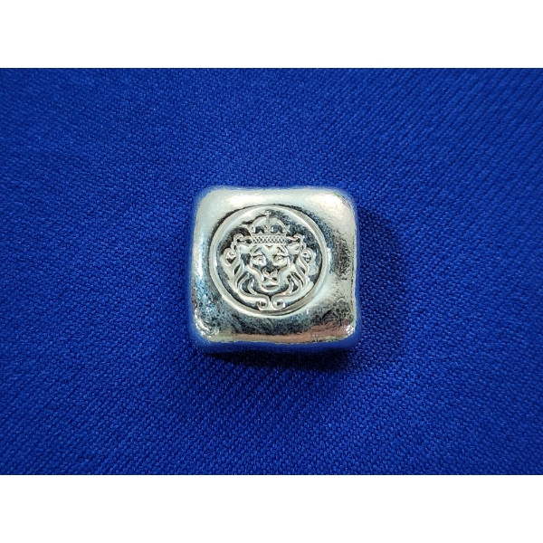 Scottsdale Mint One Troy Ounce .999 Fine Silver Square Cast Bar 