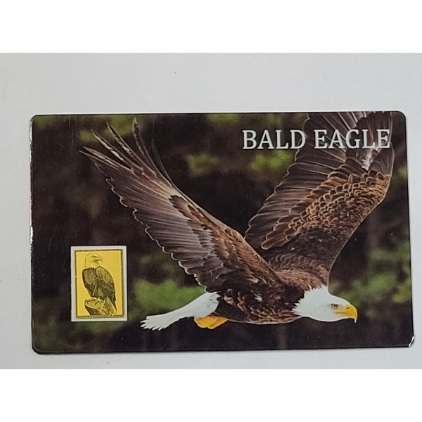 Bald Eagle 1/1000 Oz .999 Pure Gold In Assay Card