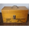 Image 1 : Vintage Wooden "Hannon Elect Jackson & Bayley Elect" Store Display Case