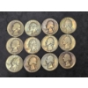 Image 1 : 90% Silver Washington Quarters - $3.00 FV