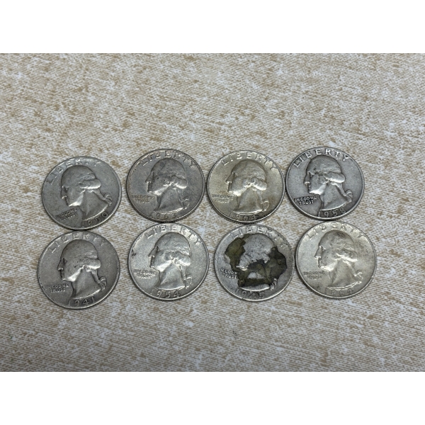 90% Silver U.S. Quarters - FV $2.00 - Various Years