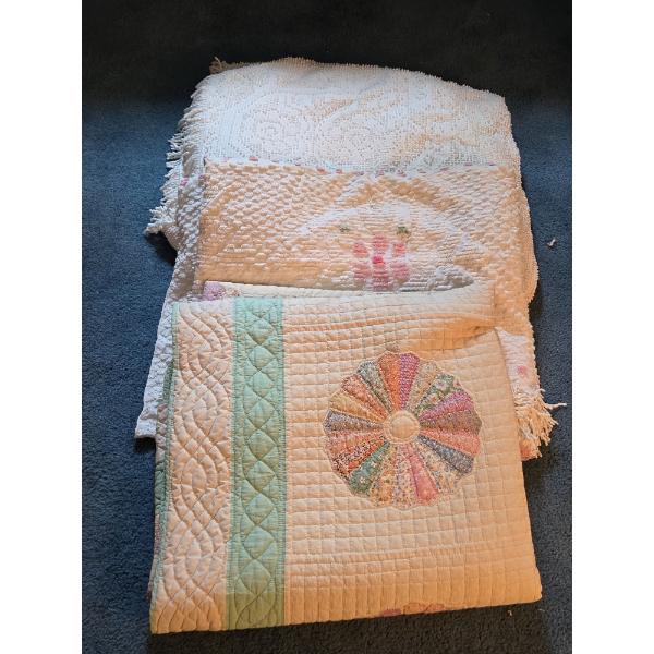 PICKUP IN CANTON - Full Size Quilt And Two Queen Bedspreads In Great Condition  