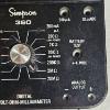 Image 3 : Vintage Simpson 360-2 Run II Digital Volt-Ohm-Milliammeter with Original Power Supply and Test Leads