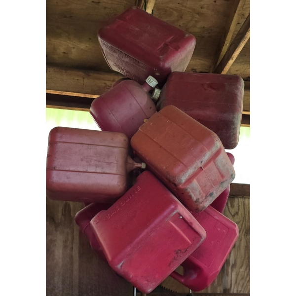 Huge Lot of Gas Cans