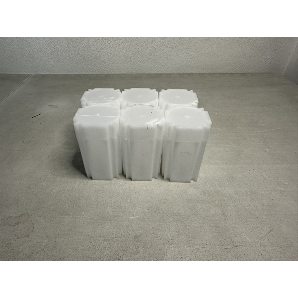 Six Heavy Duty Round Bullion Holders - Great for Copper, Silver, or Gold