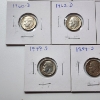 Image 7 : x10 Assorted Years United States 90% Silver Roosevelt Dimes - Face Value: $1.00