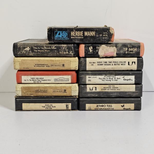 Collection of Vintage 8-Track Tapes from the 1970's (see description)