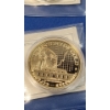 Image 7 : History Of Gold 24K Gold Layered Commemorative Coins With Bag & 5 Reich Pfennig German Coin