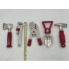 Image 2 : Five Piece Set Of Cool Mini Metal Tools With Plastic Handles