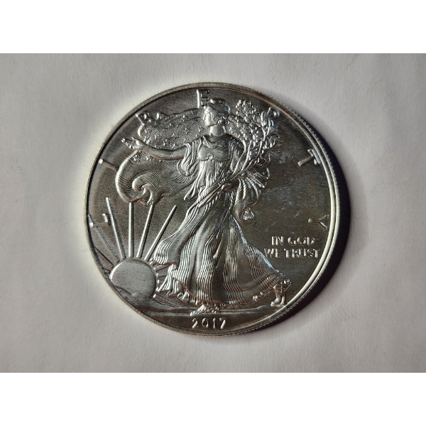 2017 American Eagle 1 Oz Fine Silver Round
