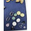 Image 7 : Earrings in individual Boxes - Large Lot of Costume Jewelry - Unique and Beautiful Pieces - Yellow 