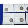 Image 14 : Assorted Coins: x8 90% Silver Barber Dimes & x1 1887 90% Silver Seated Liberty Dime, Mexican Coin
