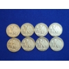 Image 4 : x8 Assorted Years 90% Silver Walking Liberty Half Dollars FV: $4.00