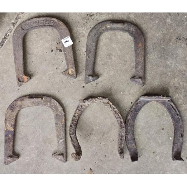 5 Vintage and Antique Horse Shoes