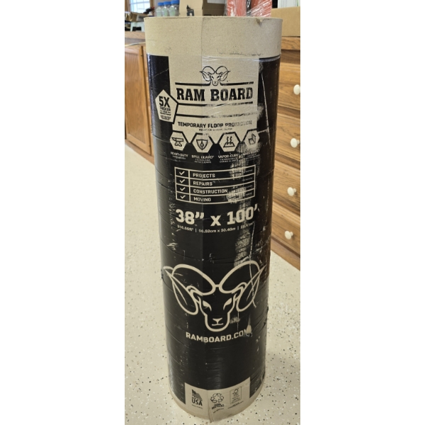 38"x100" Ram Board Construction Floor Protection