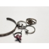 Image 4 : Sterling Silver Jewelry: Scrap Rings, Butterfly Detail Piece, Bangle TW: 16.8g