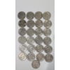Image 1 : (25) Assorted Years Eisenhower Dollars - Face Value: $25.00