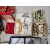 Image 2 : Assorted Costume Jewelry: Huge Lot of Rings, Necklaces, Earrings, Tin Jewely Box