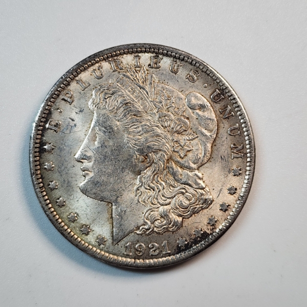 1921 Morgan Silver Dollar - 90% Silver United States Coin 