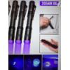 Image 1 : UV Black Light Pen light - 12 LED 395nm for Inspection of Uranium Glass, Marbles, Money & Bed Bugs