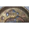 Image 2 : Vintage Hand-hammered Copper Wall Plaque With Elephant Motif And Intricate Details