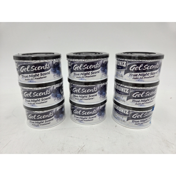 Three New 3 Packs Of Simoniz Auto Air Fresheners In True Night