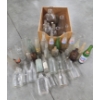 Image 1 : Large Vintage Glass Bottle Collection And Wooden Storage Crate 