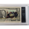 Image 34 : The Bradford Exchange Mint President Donald Trump $2 Note Collection In 16" x 9" Wooden Case