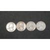 Image 1 : Assorted Years/Mint Marks 90% Silver Washington Quarters - Face Value: $1.00