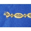 Image 4 : Stunning 14K Yellow Gold Detail Antique Bracelet - Adjustable to 10in - TW: 15.1 grams