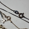 Image 9 : Nice Lot of Sterling Silver Jewelry Including Gorgeous Gold-Tone Opal Bracelet TW: 23.9g