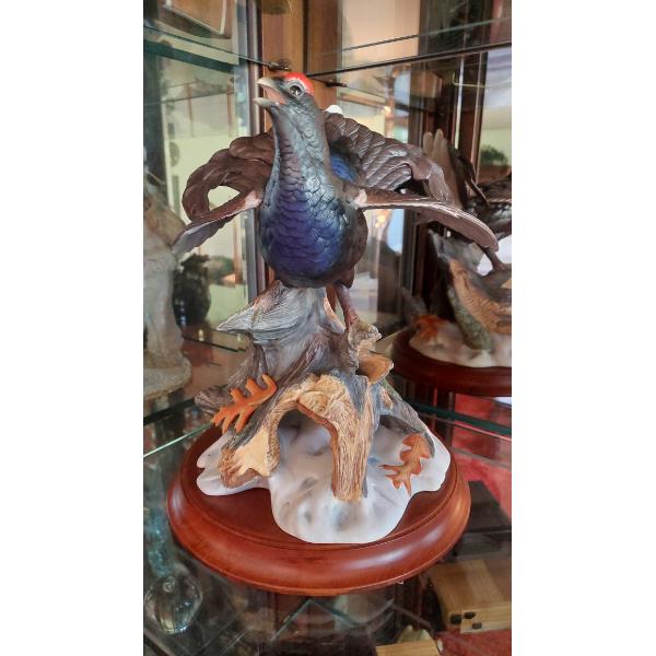 14" Tall Partridge Porcelain Figural Sculpture - As Shown In Excellent Condition