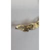 Image 5 : 14K Yellow Gold Z-Link 7.5" Bracelet With Diamonds - Weight: 9.9g