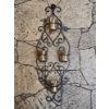 Image 1 : Set of 2 Metal Wall Candle Holders