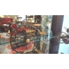 Image 1 : 2 Pc Group Carved Wood & Metal Antique Car & Motorcycle - Decorative Collectibles - See Pics