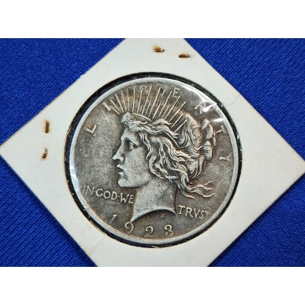 1923 Silver Peace Dollar - 90% Silver U.S. Dollar 
