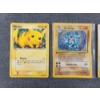 Image 2 : Three Pokemon Trading Cards Ft. 1st Edition Holo Machamp in NM Condition 