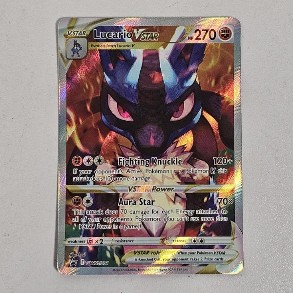 Pokémon TCG: Lucario VSTAR SWSH291 Holo Black Star Promo