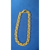 Image 2 : 14K Gold Rolo Chain Style Bracelet - Weight: 12.7g