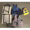 Image 1 : Great Condition Life Preserver Collection Including 2 Seat Floats, Small Dog Jacket, And 2 Adult Lar