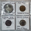 Image 8 : Two Binder Pages of Assorted Tokens/Medals: Bus Tokens, Commemoratives, Sales Tax, & More! 