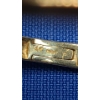 Image 6 : Elegant 14K Gold Bangle Style Bracelet With Diamonds - Weight: 22.6g